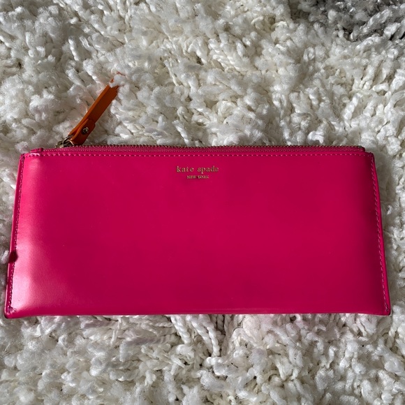 kate spade Accessories - KATE SPADE ♠️ leather pencil case/makeup bag